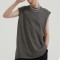 Wholesale Unisex High Street Tank Top| 100% Cotton Pop Tank Top In Stock| Mens Casual Splicing Tank Top Hip Hop