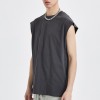 Wholesale High Street Wash Tank Top| 100% Cotton Hip Pop Unisex Tank Top In Stock| Mens Casual Sports T shirts On Sale