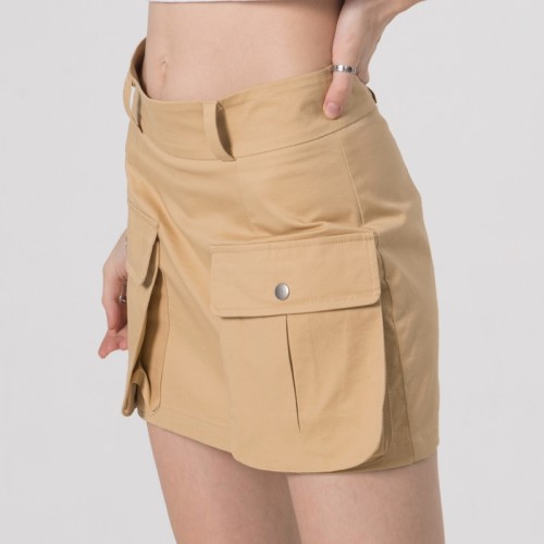 Custom Women Fashion Casual Skirts | Hip Hop High Street Skirts | Front With Two Pocket Middle Wasit Skirts