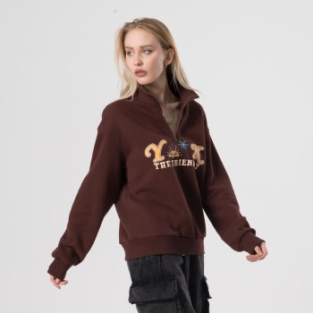 Custom Women's High Street Hoodie| 100% Cotton Winter Hoodie Manufacturer| 2022 New Design Puff Printing Hoodie For Women