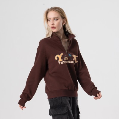 Custom Women's High Street Hoodie| 100% Cotton Winter Hoodie Manufacturer| 2022 New Design Puff Printing Hoodie For Women