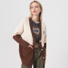 Custom Women's Medium Weight Sweater Coat|Button Sweater Coat|Embroidery Logo Sweater Coat|Simple Fashion Style Sweater Coat