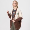 Custom Women's Medium Weight Sweater Coat|Button Sweater Coat|Embroidery Logo Sweater Coat|Simple Fashion Style Sweater Coat