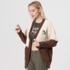 Custom Women's Medium Weight Sweater Coat|Button Sweater Coat|Embroidery Logo Sweater Coat|Simple Fashion Style Sweater Coat