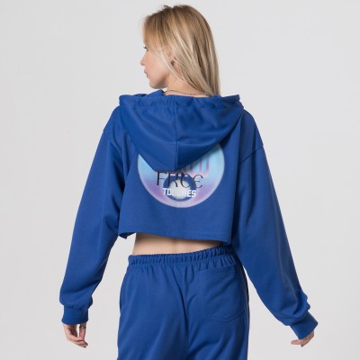 Custom Women Cotton Casual Top | High Street Hip Hop Hoodie | Streen Dance Trendy Hoodie