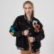 Custom Women's Big Colorful Chenille Patches Varsity Jacket|Hot Fashion Style Jacket For Women|Autumn/Winter Must-have Jackets