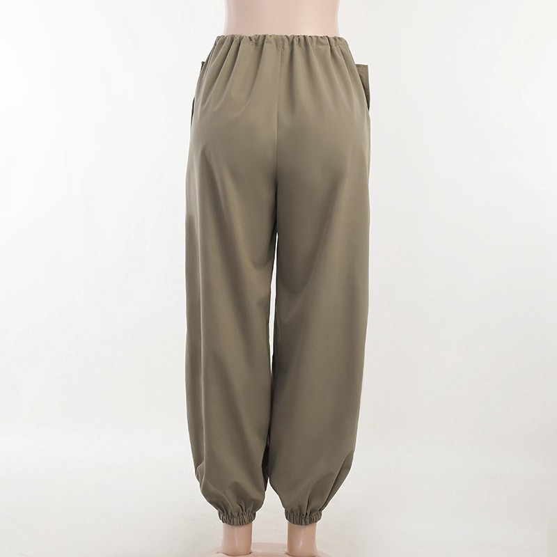 Custom Large Pockets Women's Cargo Pants