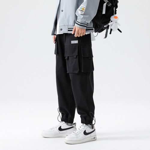 Custom Men Japanese Overalls Pant | Large Pocket Loose Slacks | Casual Trendy Cargo Pant