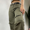 Custom Women's High Street Cargo Pants| Custom Multi-pockets Cargo Pants| Wholesale Fashion Casual Cargo Pants
