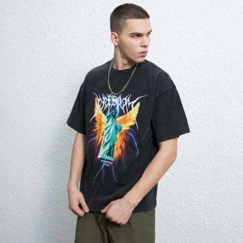 Custom Men's Special Pattern Top | Street Dance Hip Hop T Shirt | Custom Men's High Street T-Shirt