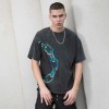 Custom Men's Spring Summer Casual Top | Custom Men's Skateboard T Shirt | Street Dance Hip Hop T Shirt