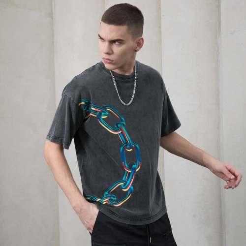 Custom Men's Spring Summer Casual Top | Custom Men's Skateboard T Shirt | Street Dance Hip Hop T Shirt