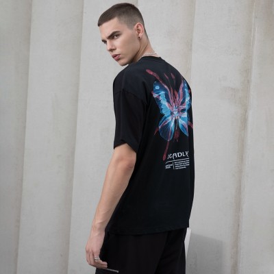 Custom Men's Printing Casual T Shirts| Custom Hip-pop 100% Cotton T Shirts|Wholesale Fashion T Shirts