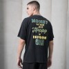 Custom Men's High Gloss Offset Print T-shirt | Loose Casual Trendy T Shirt | Skateborad High Street Sport T Shirt