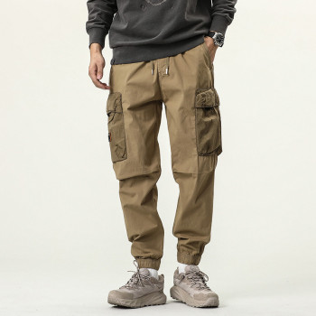 Custom Men's Retro Casual Cargo Pants| Custom High Street Cargo Pants| Wholesale Hip-pop Cargo Pants