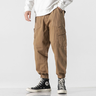 Custom Men's American Retro Cargo Pants| Custom High Street Cargo Pants| Wholesale Hip-pop Dance Cargo Pants