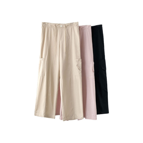 Custom Women's American Retro Cargo Pants| Custom High Street Cargo Pants| Wholesale Casual Sport Cargo Pants