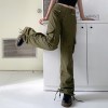 Custom Women's American Retro Cargo Pants| Custom Casual Sport Cargo Pants| Thread Residue Hip-pop Cargo Pants