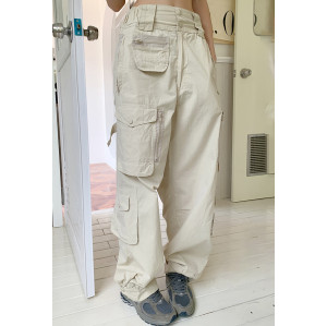 Custom High Street Cargo Pants| Women's Wid Leg Pants|Multi Pockets Cargo Pants For Lady|Zipper Pockets Cargo Pants