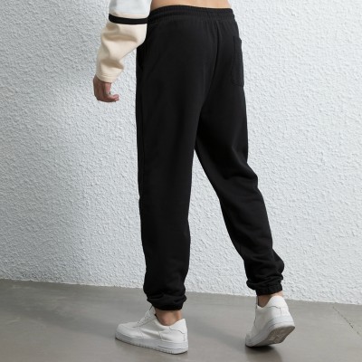 Stock Mens Fashion Joggers |Wholesale Mens Cotton Trousers| Mens Embroidery LOGO | Mens Pure Color Pants|Beam Foot Trousers