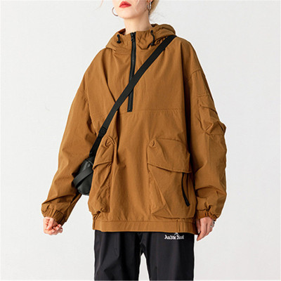 Custom Women's American Retro Winderbreaker| Custom Spring And Autumn Winderbreaker| Wholesale High Street Winderbreaker