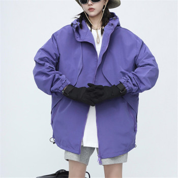 Custom Women's Outdoor Waterproof Winderbreaker| Custom Vintage Winderbreaker| Wholesale Loose Winderbreaker