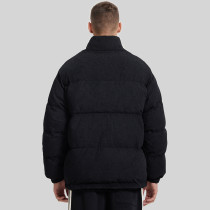 Custom Men's Waffle Cotton Coat| Custom Winter Thickened Cotton Coat| Wholesale Loose Solid Color Cotton Coat