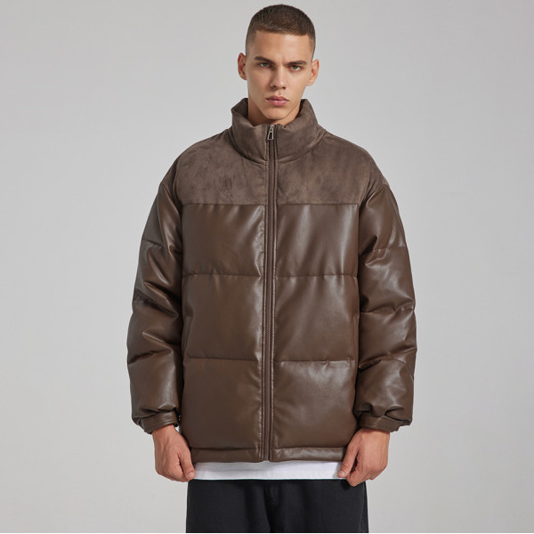Custom Men's Winter Thickening Warm Cotton Coat| Custom American Fashion Cotton Coat| Wholesale Casual  Cotton Coat
