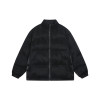 Custom Men's Snake-skin Cotton Coat| Custom Winter Loose Stand-up Collar Cotton Coat| Wholesale Casual Cotton Coat