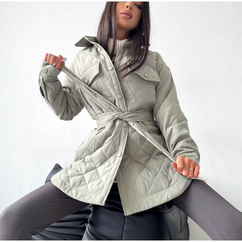 Custom Women's Hip-pop Cotton Coat| Custom Big Pockets Cotton Coat| Wholesale Fashion Cotton Coat