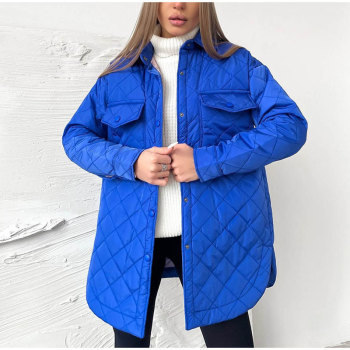 Custom Women's Hip-pop Cotton Coat| Custom Big Pockets Cotton Coat| Wholesale Fashion Cotton Coat