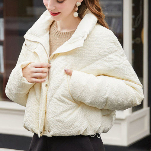 Custom Women's Short Cotton Coat| Custom Casual Cotton Coat| Wholesale Hip-pop Cotton Coat