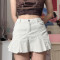 Custom Women's Sexy Slim Skirt | Autumn High Waist Skirt | Hot Girl Short Denim Pleated Skirt