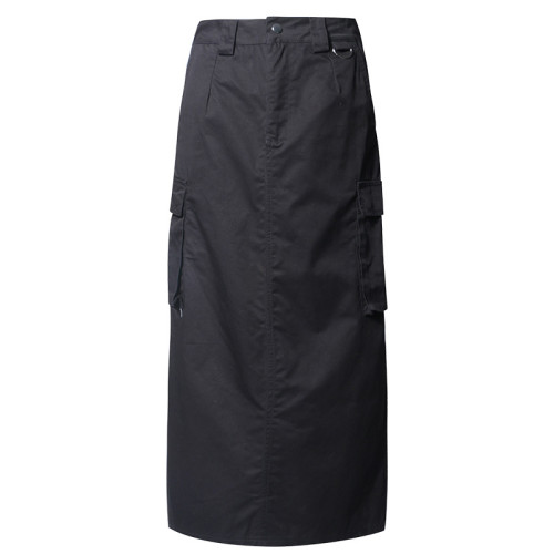 Falda de utillaje retro para mujer personalizada | Nueva falda de tubo recto de diseño delgado de cintura alta | Falda Midi Dulce Picante