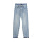 Custom Men's Spring Autumn New Jeans | Raw Edge Design Loose Straight Trousers | American Casual Trend All-Match Pants