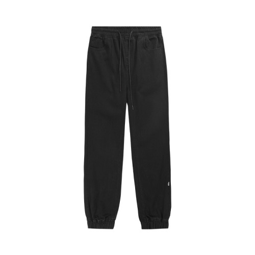 Jeans noirs printemps-été pour hommes personnalisés | Tendance Loose Casual Leggings | Nouveau pantalon All-Match High Street