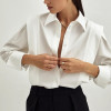 Chemises d'épaule à angle droit pour femmes personnalisées | Nouvelles chemises d'automne personnalisées | Vente en gros Chemises De Banlieue Américaines