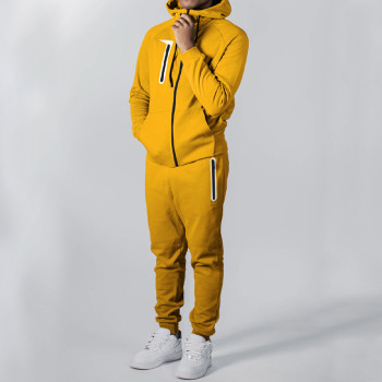 Custom Men's Fashion Tracksuit| Casual Sportswear Men's Autumn/Winter Youth Training| Casual Sports Men's Suit| 2022 New Tracksuit For Men