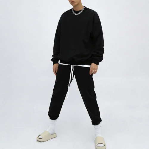 Custom Men's Fashion Sweatsuit| Autumn/Winter 2022 Heavy Pure Color Hoodie| Men Loose Casual Hoodie| Zipper Cardigan Sweatsuit For Men