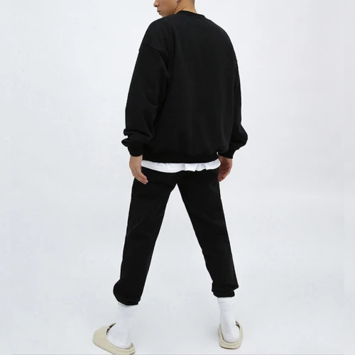 Custom Men's Fashion Sweatsuit| Autumn/Winter 2022 Heavy Pure Color Hoodie| Men Loose Casual Hoodie| Zipper Cardigan Sweatsuit For Men