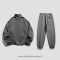 Custom Men's Fashion Tracksuit| Autumn&Winter Casual Suit| Men's Half Zipper Stand Collar Jacket| Ankle Banded Pants For Men