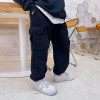 Pantalones cargo High Street para niños personalizados | Pantalones Jogger gruesos de invierno de nuevo diseño 2022 | Pantalones cargo de lana de cordero cálido 100% algodón para niños