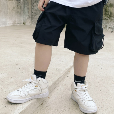 Lässige Shorts für benutzerdefinierte Kinder| Benutzerdefinierte Shorts mit großen Taschen| Großhandel Hip-Pop-Shorts