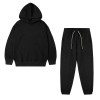 Custom Kid Streetwear Sport Casual Hoode Set | Trendiges einfarbiges Set | Zweiteiliges High Street Hoodie-Set