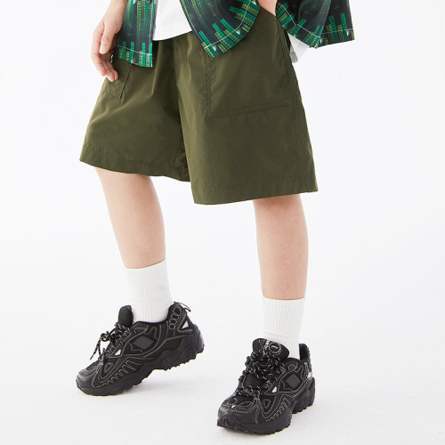 Benutzerdefinierte Vintage-Shorts für Kinder| Maßgeschneiderte Shorts mit lockerer Passform| Großhandel Hip-Pop-Shorts