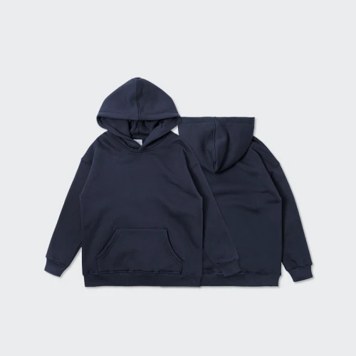 Conjunto personalizado de hip hop para niños de High Street | Conjunto de moda informal de baile suelto | Conjunto de dos piezas con capucha de color sólido