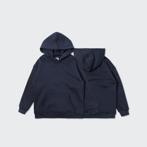 Индивидуальный детский комплект для хип-хопа High Street | Повседневный свободный танцевальный комплект | Комплект из двух предметов с капюшоном однотонного цвета