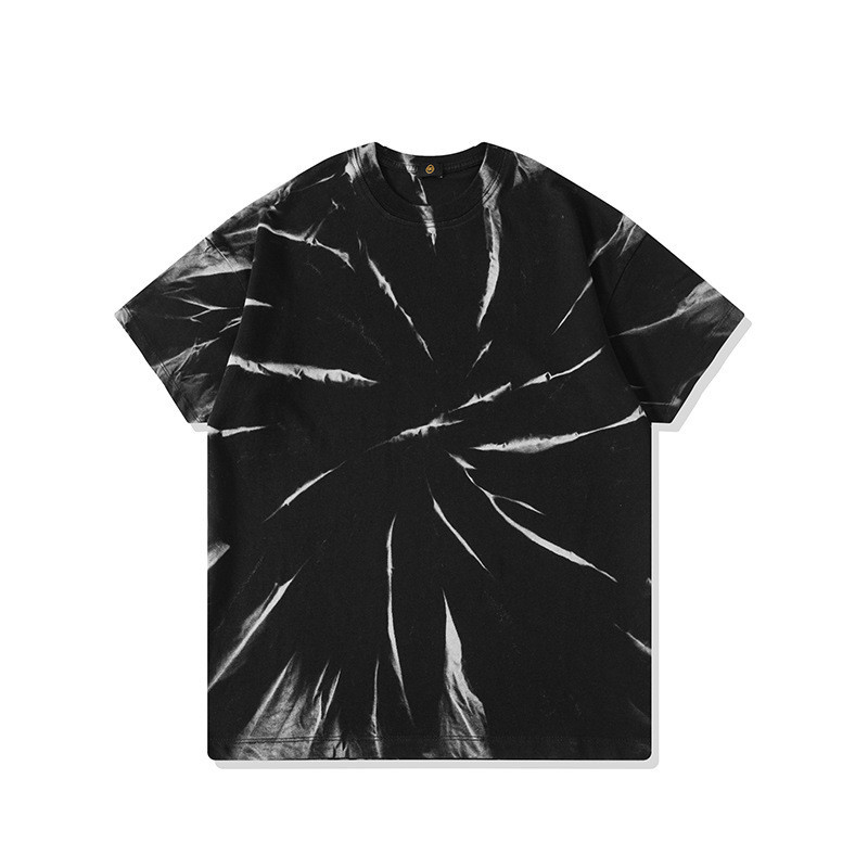 Herren-T-Shirt mit Grafik in Acid-Waschung
