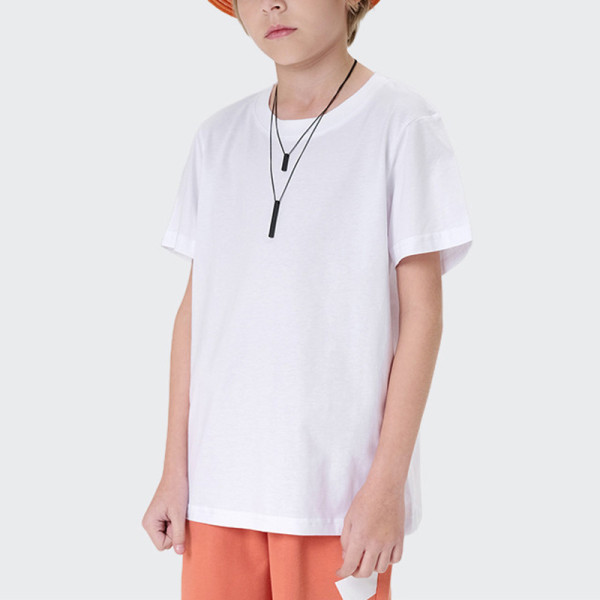 Camisetas Casual Niños Personalizadas| Camisetas sueltas personalizadas|Camisetas de manga corta 100% algodón| Camisetas de color puro para niños