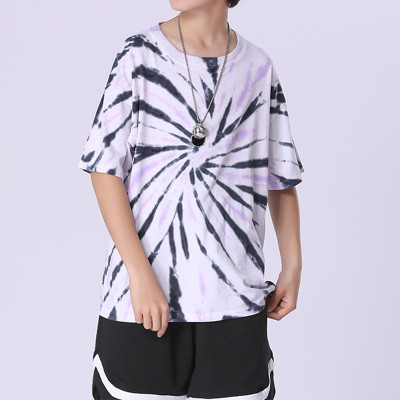 Custom Kids' High Street T-shirts| Custom Oversize T-shirts|100% Cotton Short Sleeves T-shirts| Tie-dye T-shirts For Kids